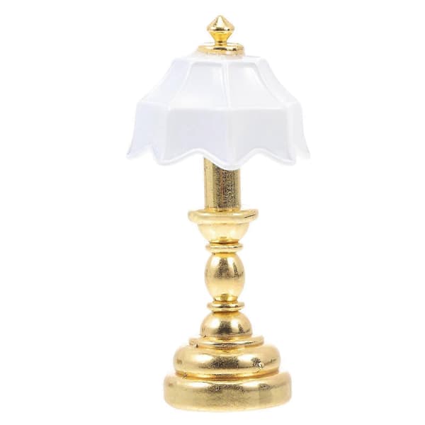 1 stk Mini Tre Nattbordslampe Dekorativ Lysmodell for Minihusdekor