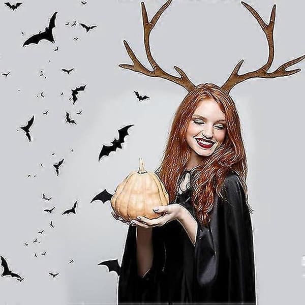 Julegevir Pannebånd Justerbart Reinsdyr Elg Cosplay (D)