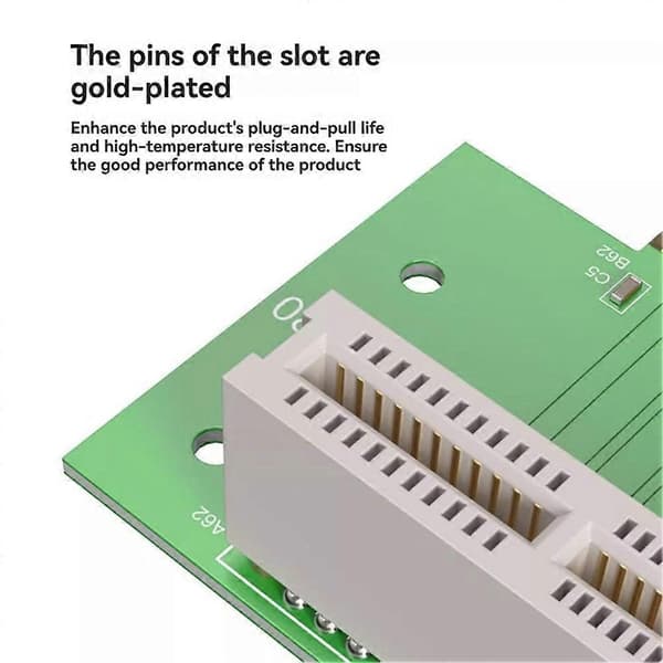 PCI-Express 16X Riser-kort 270-graders adapterkort Computer Server PCIe Socket Adapter