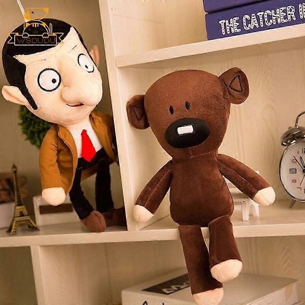 Hauska Mr Bean -pehmolelu, komedia-animaatioelokuvan hahmo, söpö eläin, vauvan täytetty nukke, mini-tyyny, sisustus, pehmeä lasten lahja Bear