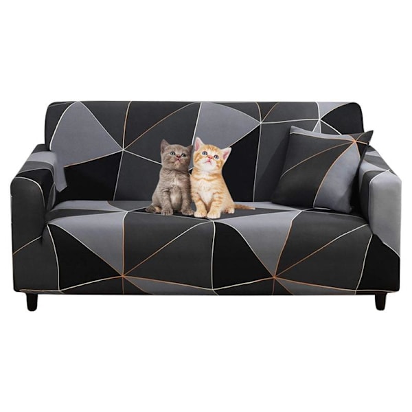 Elastisk sofatrekk 3-seters sofatrekk stretch sofatrekk sofa