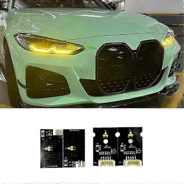 Til kompatible modeller 4 G22 G23 G80 G82 Citrongul DRL LED-moduler Chips Kørelys LED-kort