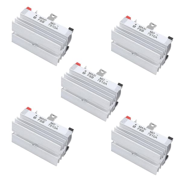 5X Aluminium Køleplade Base Enkeltfaset Broensretter Diode 75A 1000V