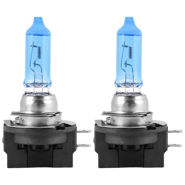 2x H11B 55W Bil Halogen Lys Frontlyspære Lampe Klar Hvit 6000K DC12V Blue