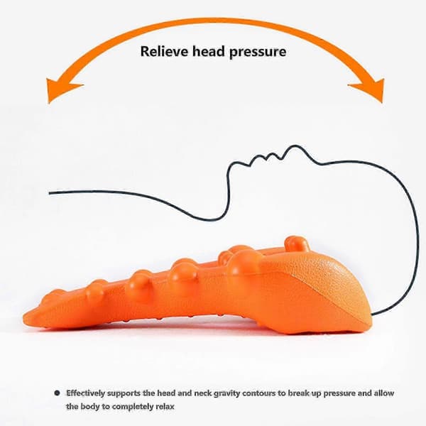 Triggerpunktavlastningsverktøy for Trapezius og Levator Scapulae Orange