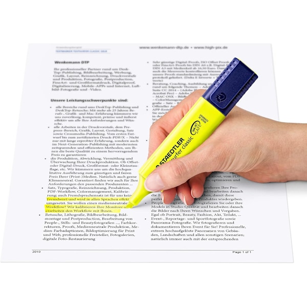 STAEDTLER 364 WP6 Textsurfer Classic Overstrykningstusj - Flere farger - (Pack of 6)