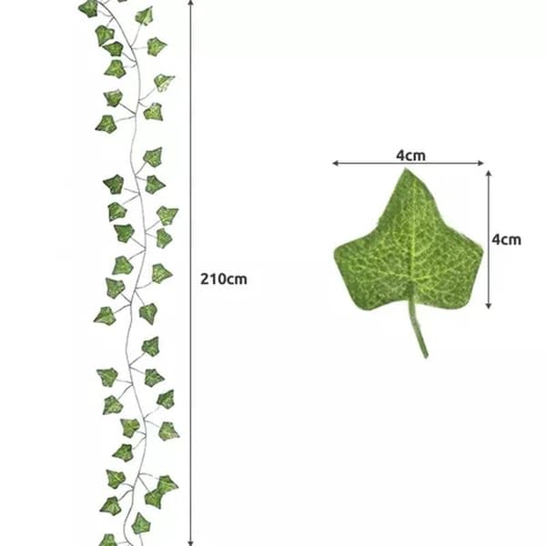 Eføy Girlander / Bladgirlander - Kunstig 110 6 x (210 cm)