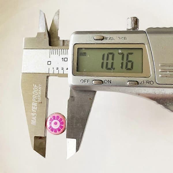 100 st DIY mönster dropplim häftstift droppplast häftstift kreativa kontorsmaterial låda häftstift