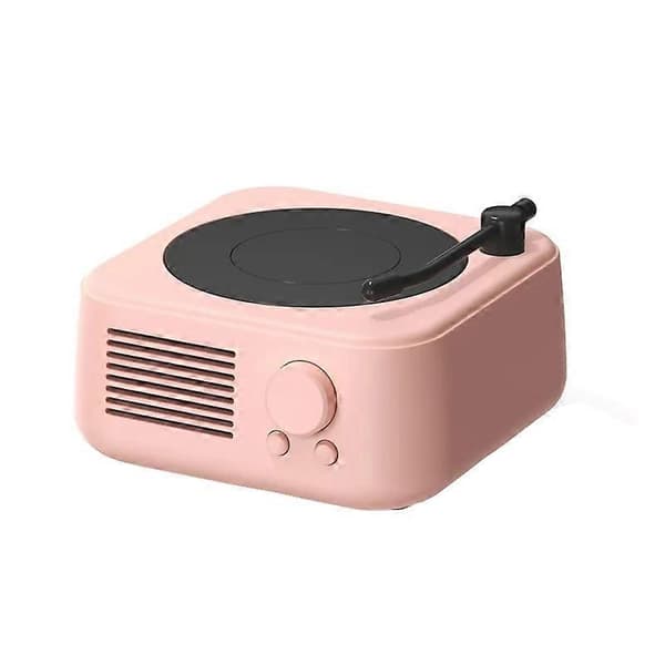 X17 Vintage-gramofonilevysoitin langaton Bluetooth-musiikkikaiutin Pink