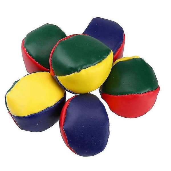 5x Magic Circus Jongleringsbollar Klassisk Bean Bag Jonglera Nybörjare Barnleksak
