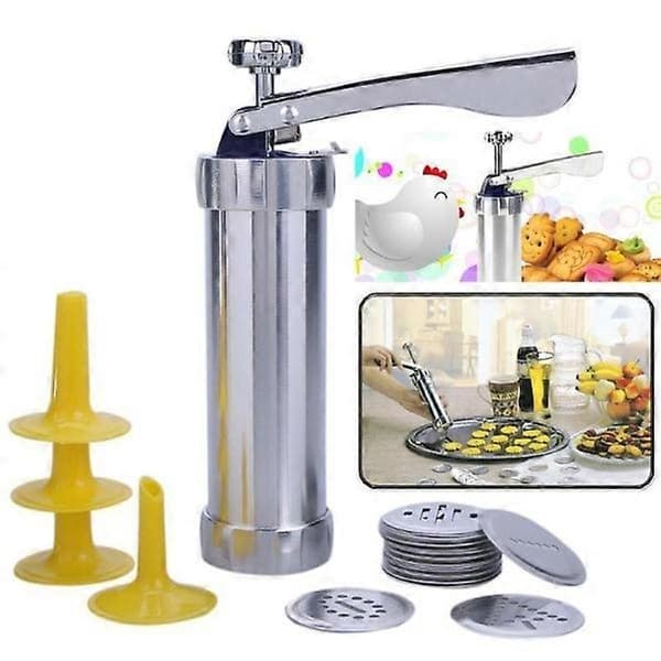 Kakpress Set kakmaskin inklusive 20 designer Silver