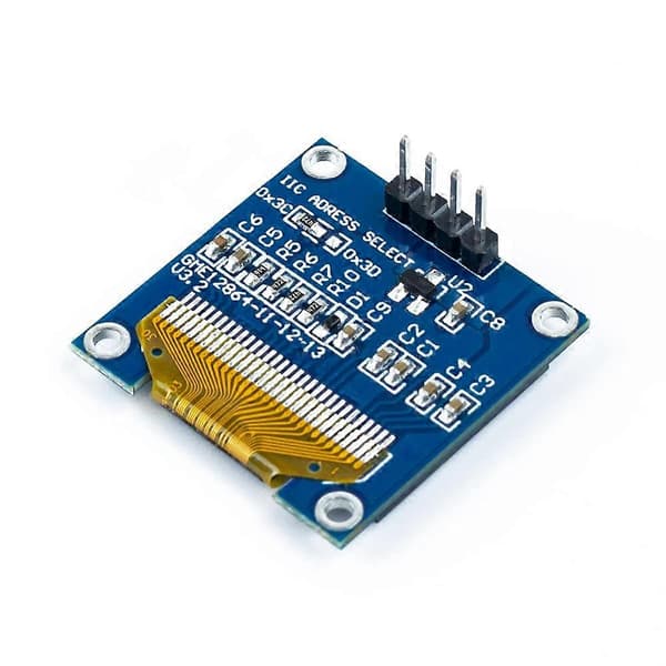 0,96 tum 5 st OLED I2C-displaymodul för Arduino Raspberry PI 128x64 pixel IIC seriell självlysande displaymodul