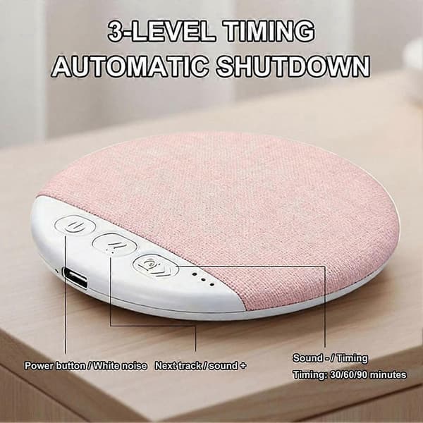 3 stk. søvnhøjttalere under puden BT5.4 Privat lydmaskine til søvn Bærbar nattero Gadget Sengeunderstøttelse A Pink