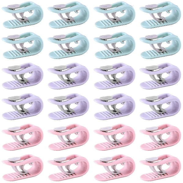Täcke Clips, 24 st Anti-slip Täcke Clips Täcke Grippers Täcke Hållare Clips Utan Nålar Säkra För Täcke Hållare Lakan Gardin