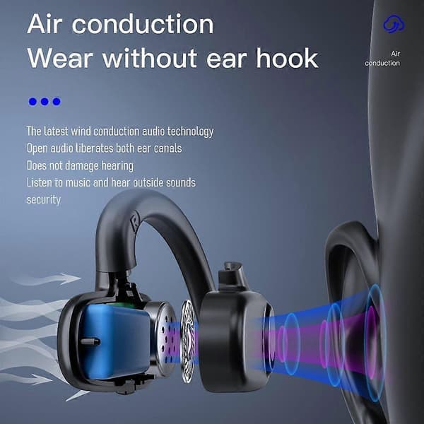 Bluetooth-headset, stil: Enkelt öra Red
