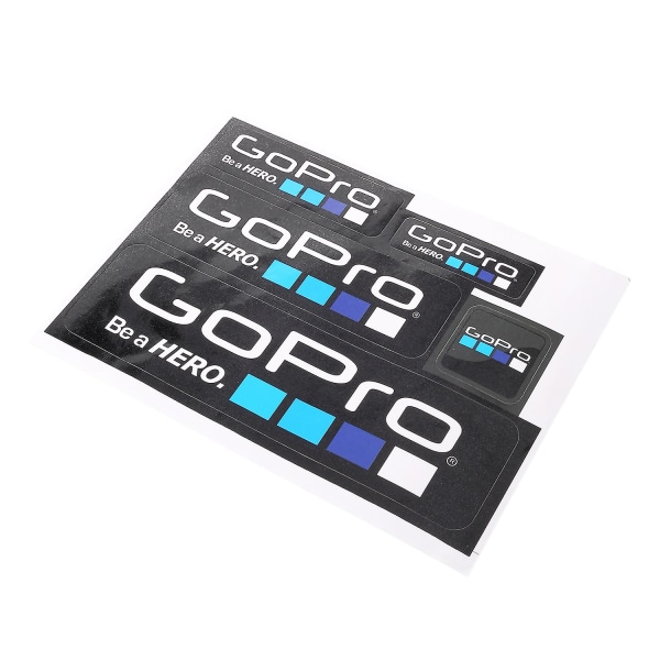 5 stk/sæt til Gopro Hero Camera selvklæbende mærkater Klistermærker tilbehørssæt