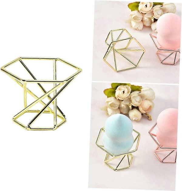 2 stk Pudderpuffholder Stativ Puff Stativ Makeup Puff Oppbevaringshylle Pudderpuff Stativ Pudderpuffholder