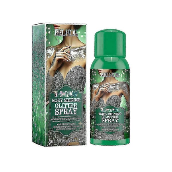 EELHOE Shining Glitter Spray, Highlighter Spray Naturlig Stereoskopisk Langvarig Lysende Glitter
