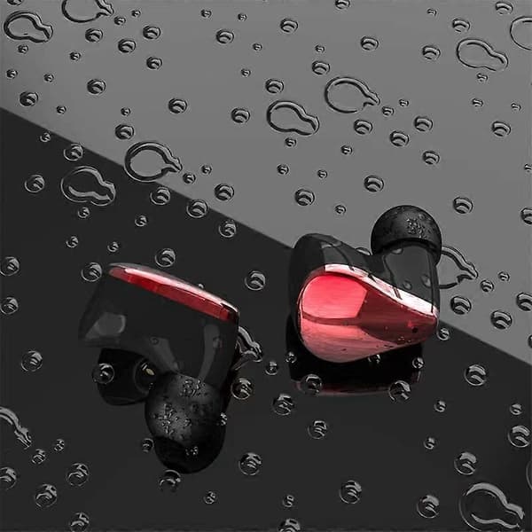 In-ear Bluetooth-headset digital display mini musik privat modell gaming bluetooth-headset black red