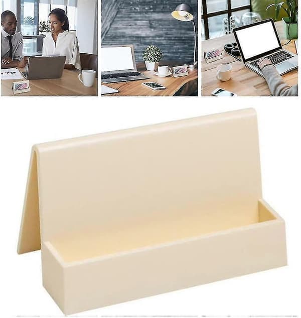 Moderne sød plastik visitkortholder skrivebordskortholder visitkort display rack organizer