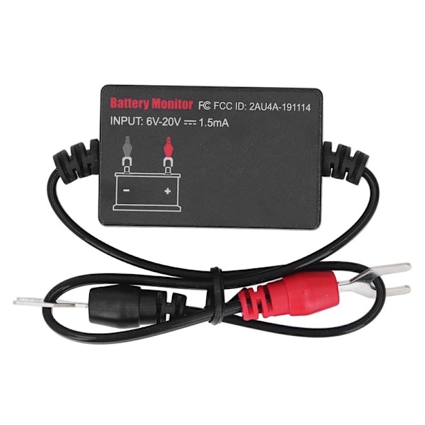 Batterimonitor BT 4.0 Mobile APP Monitoring Tester för 12V bilbatteri 6‑20V ingång 0.1