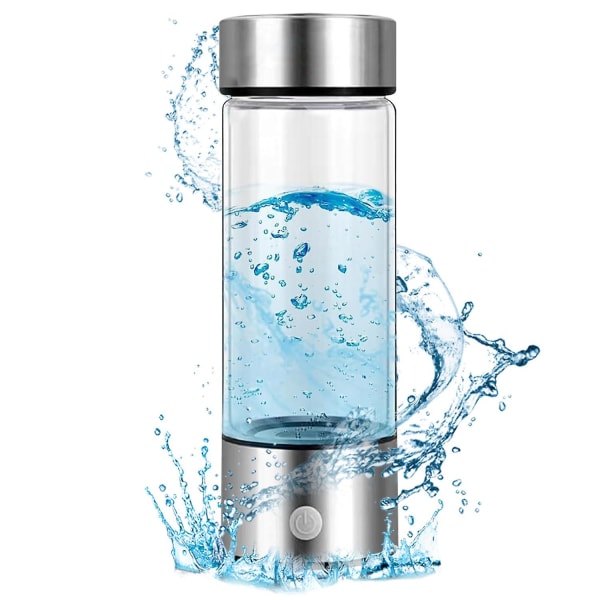 420 ml Hydrogen vannflaske - Hydrogen vannflaskegenerator - Hydrogen vannmaskin med Spe Pem teknologi - Rik og sunt vann