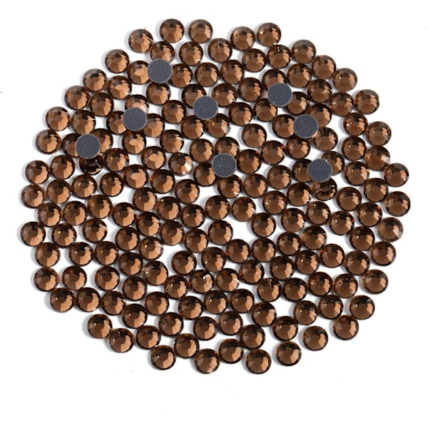 1600 Hotfix Strass -kiveä, Savuinen Topaasi, SS20, 4,6-4,8 mm Vaatteisiin & Askarteluun Smoked Topaz Smoked Topaz SS20