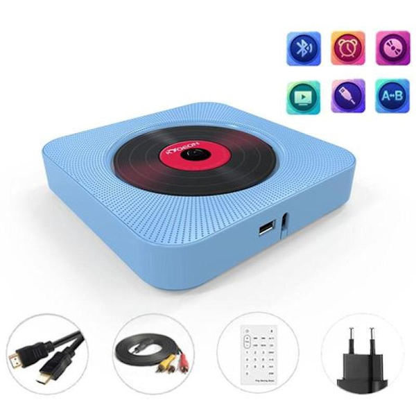 EFUTURE Multifunktionel CD / DVD-afspiller Bluetooth-højttaler FM