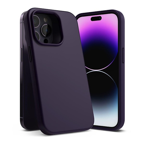Ringke iPhone 14 Pro Deksel Silikon Dyp Lilla