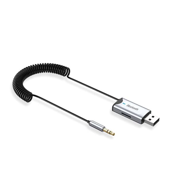 Bluetooth 5.3 -vastaanotin autoon Aux- ja USB-portilla