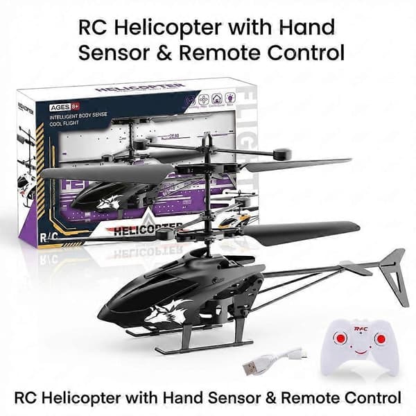 2025 Mini Helikopter, Supermindre RC Helikopter Inomhusflygplan Med Höjdhållning