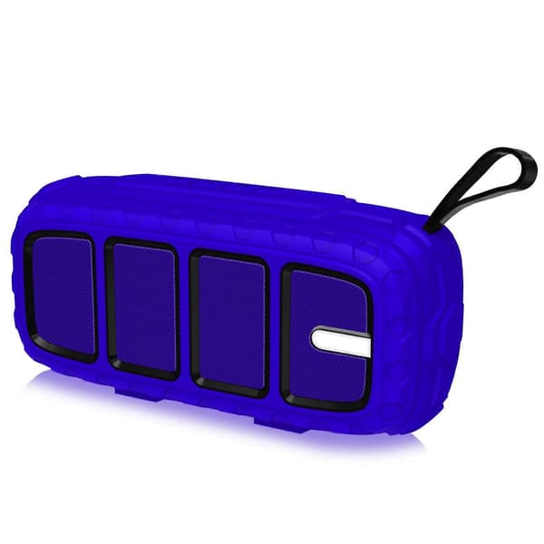 NewRixing NR-5018 Utendørs Bærbar Bluetooth-høyttaler, Støtter Håndfri Samtale / TF-kort / FM / U Disk Blue Black