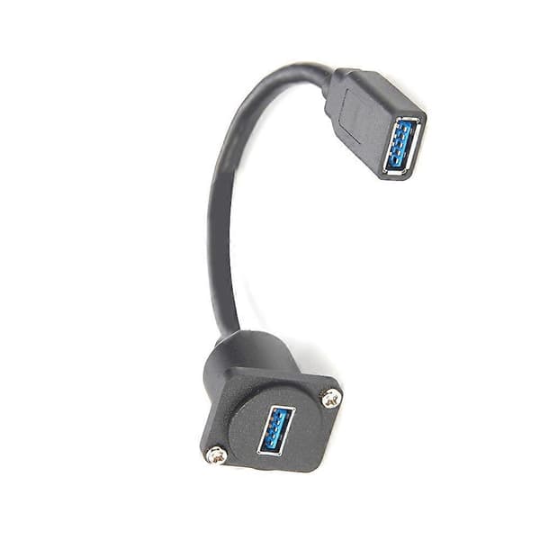 USB 3.0 D-serie panelmonteringskabel hun til han forlænger kompatibel med XLR flange monteringsdataoverførsel