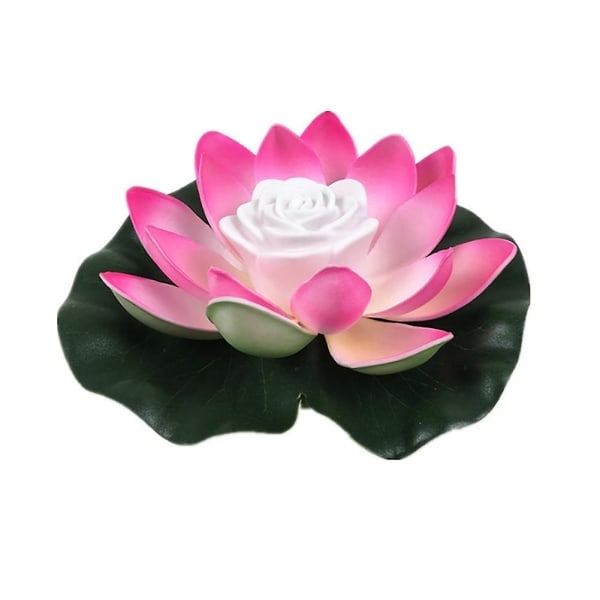 18/28cm Kunstig Lotusblomst LED Svømmepøl Have Dam Flydende Blomsterlampe Jikaix Gradient Gradient 28 cm