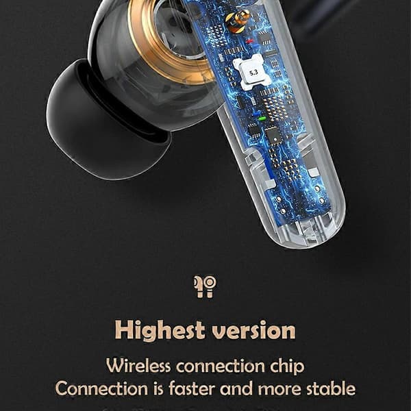LDNIO T06 TWS Bluetooth-kompatible 5.3 Ørepropper Støyreduserende Trådløse In-ear Musikkørepropper Beige