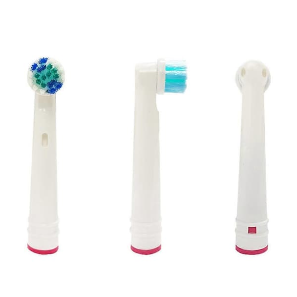 8 stk. erstatningsbørstehoder til elektrisk tannbørste kompatible med Oral B - Stil 1 White One Size