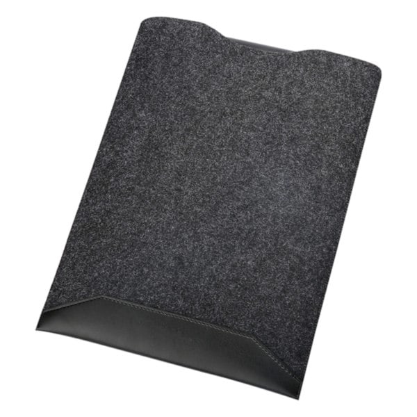 Macbook Pro 13 & 15 Tum Fodral Ullfilt Läder Svart Macbook Pro 13 tum (2016-2020)