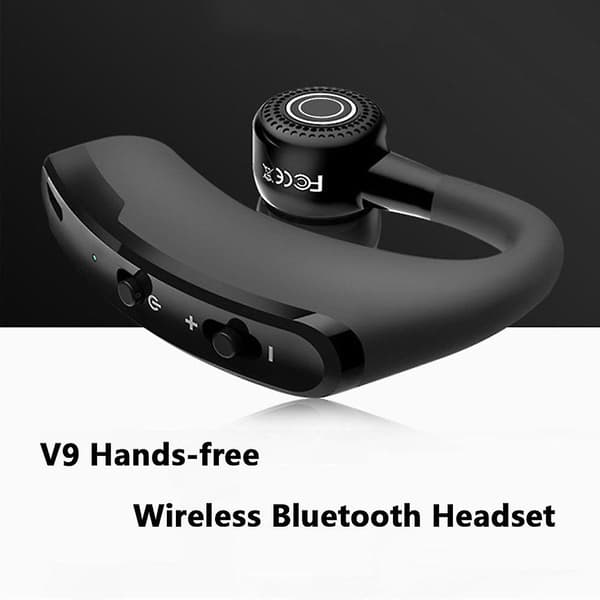 Bluetooth-hodetelefon med mikrofon, trådløs