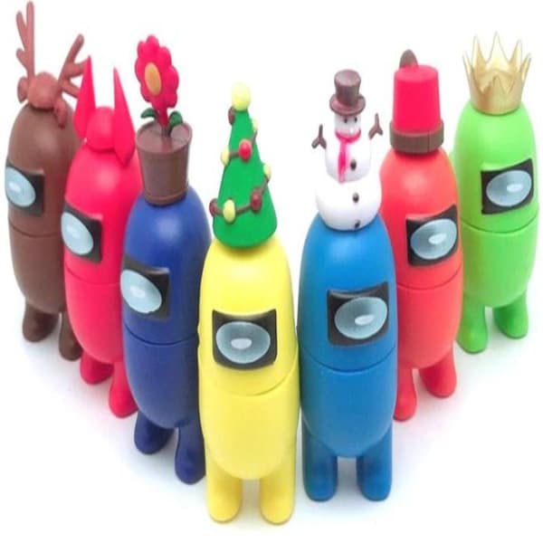 7-pak Among Us Figurer (8-10 cm)