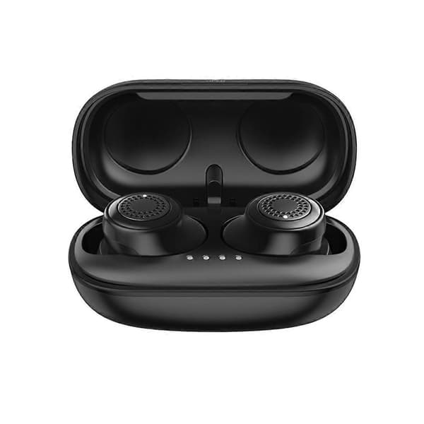REMAX TWS-2S Bluetooth 5.0 Stereo Ægte Trådløs Bluetooth Høretelefon med Opladningsboks (Sort) Black