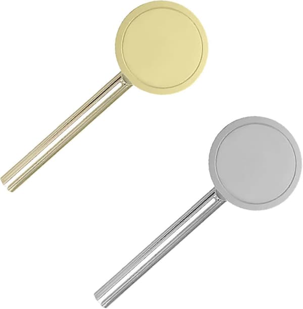 Tom tandkrämstub, tandkrämstubpressare, 2 st nyckeltandkrämstub (guld, silver)