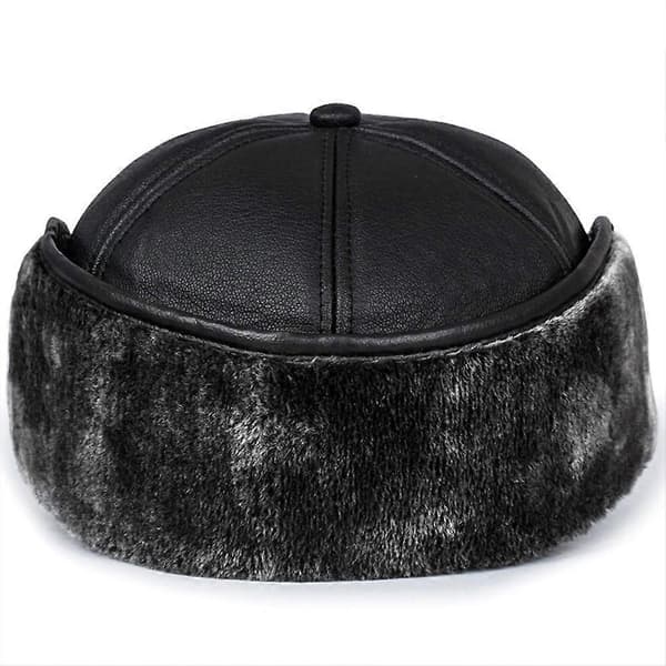 Varm Trapper Hat Til Mænd Vinter Russiske Hatte Ushanka Jagthat-Grå
