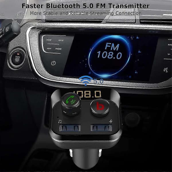 FM-sändare med basförstärkare, FM-sändare med LED-display