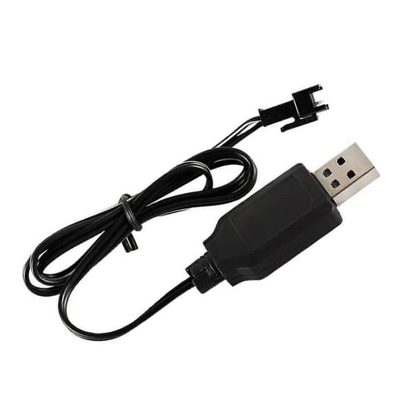 USB-ladekabel for 3,7V batterilader SM-2P Fremover RC Bil Fly Erstatning [DB]