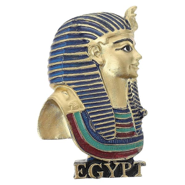 Dekorativ forntida Egypten magnet kylskåpsmagnet kylskåpsdekoration 8X5X1CM Pharaoh pattern