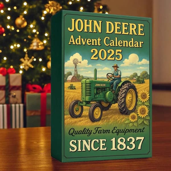 24-dagars *John Deere Adventskalender 2025 Traktor Blind Box, Julklapp