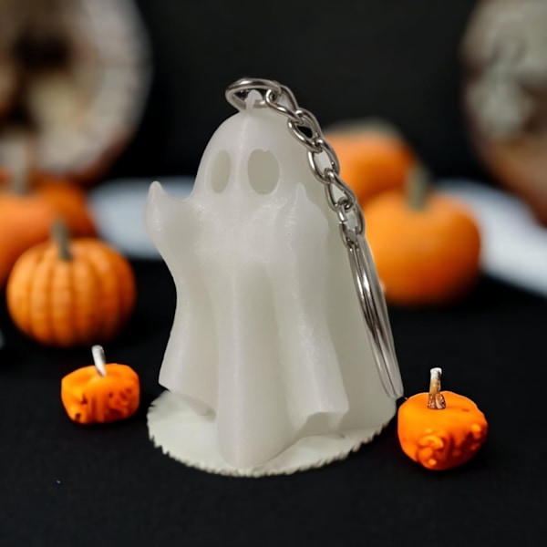 Luminous Middle Finger Ghost Miniatyrhartsfigur Spöke Figuriner Lys i Mörkret, Fe Trädgårds Tillbehör Mikro Landskap Spöke Staty för Utomhus 1pc