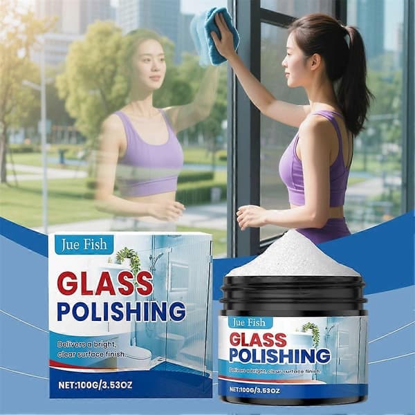 Glaspoleringspulver Gendanner Glasgennemsigtighed Ridsefjernelse Gendanner Klarhed 1