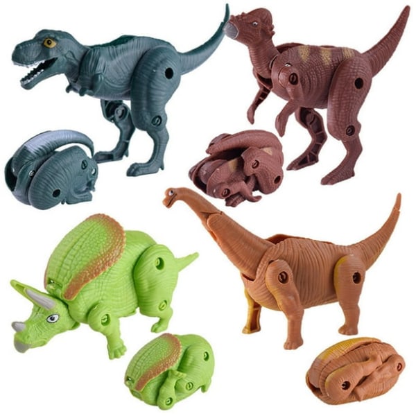 Leker Simulering Dinosaur Lekemodell Deformert Dinosaur Collection For Kids