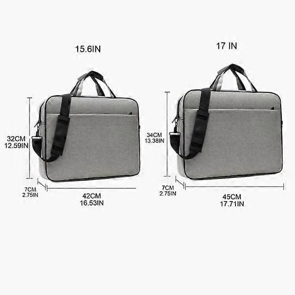 Laptopveske Skulderveske grå grey grey 15.6 inch-15.6 inch